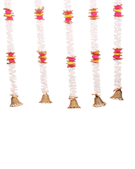 Lovely Jasmine Hanging Toran with Bells - Set of 6