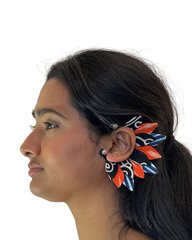 Fabric Earcuffs Earrings