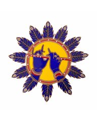 Acrylic Rangoli Design - Flute