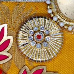 Ethnic mat tealight Holder