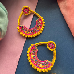 Diya Handmade Beaded Earrings