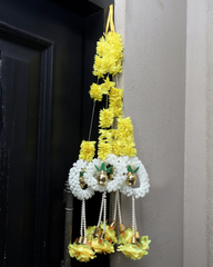 Fluffy Yellow Marigold String set of 6