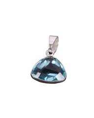 Fashionable Blue Topaz Necklace with Pendant