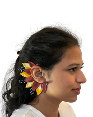 Fabric Earcuffs Earrings