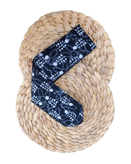 Elegant Black with White Dots Cotton Men's tie