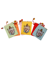 Handpainted Draw string pouch