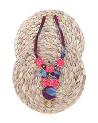 Vibrant Colourful Fabric Necklaces