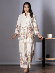Elegant Off-White Coord Set