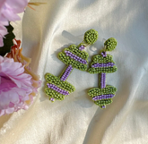 Gym Freak Dumbell Earrings