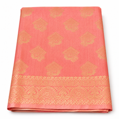 Elegant Pink Maheshwari Saree with Traditional Weave