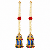 Handcrafted Jasmine and Rose Jharokha Hanging (Set of 2)