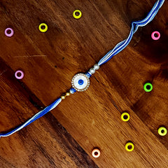 Evil Eye Thread Rakhi Bracelet