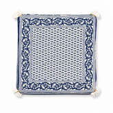 Blue print cushion cover