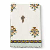 Green and White Jaipur Quilt Set with Pillowcase
