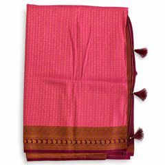 Mauve Pink Kanjeevaram Silk Saree