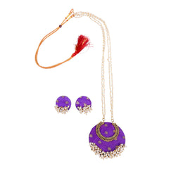 Royal Violet Pendant Set
