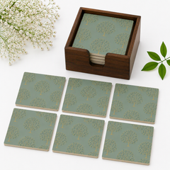 Serene Tree Coaster - Set of 6