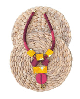 Vibrant Colourful Fabric Necklaces