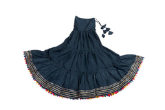 Voluminous Traditional Ghagra with drawstrings