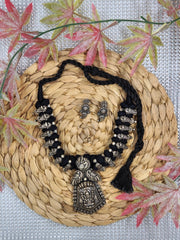 Ladies Oxidized Necklace Pentagon