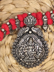 Ladies Oxidized Necklace Circular