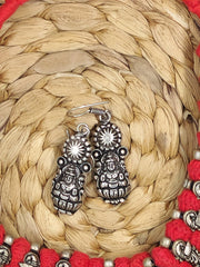 Ladies Oxidized Necklace Circular