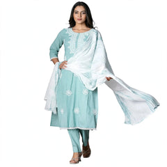 Serene Light Blue Salwar Kameez Set