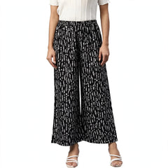 Stylish black and white Palazzo Pants for Women