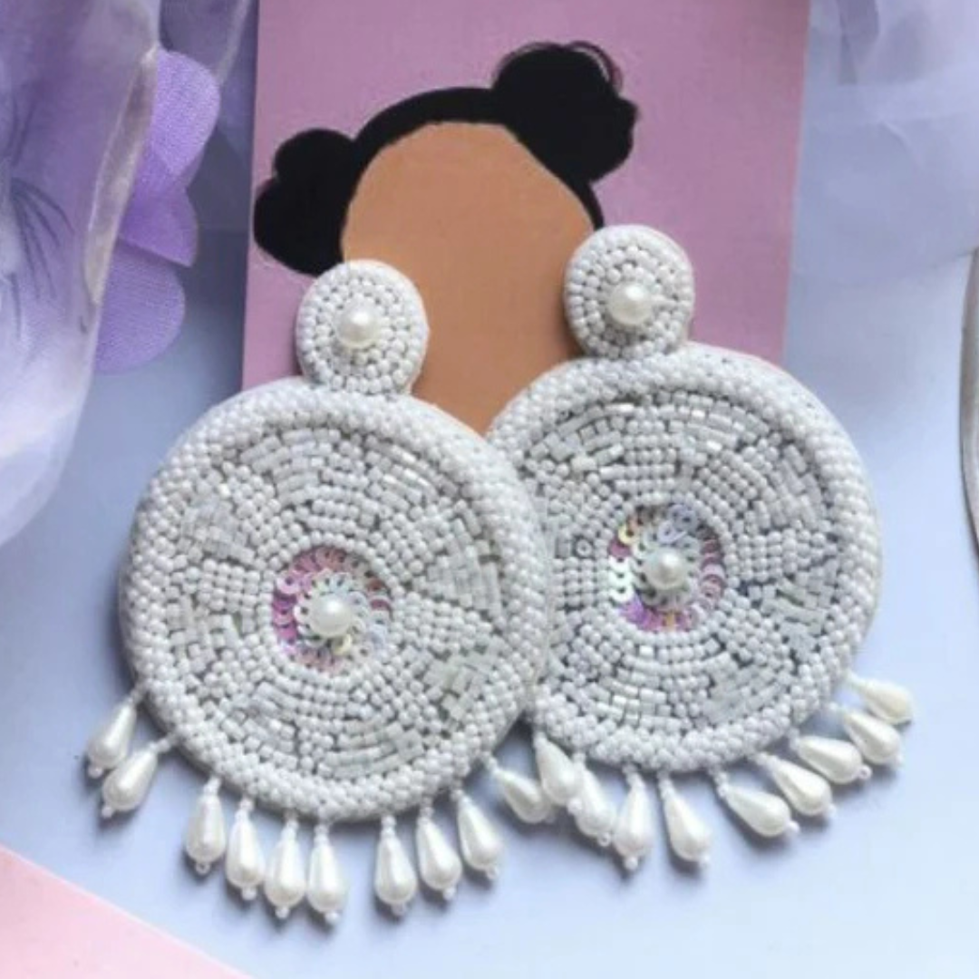 Luna Drops Handmade Earrings