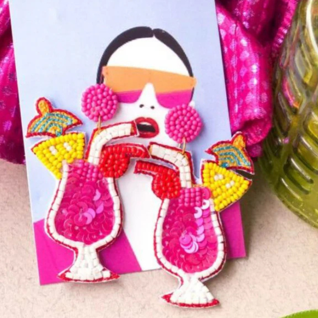 Cocktail Hour Handmade Earrings