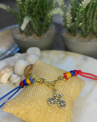 Vibrant Bicycle Charm Rakhi Bracelet