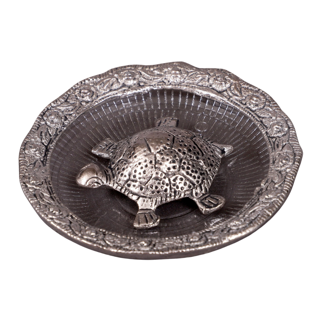 Silver Turtle Goodluck Bowl