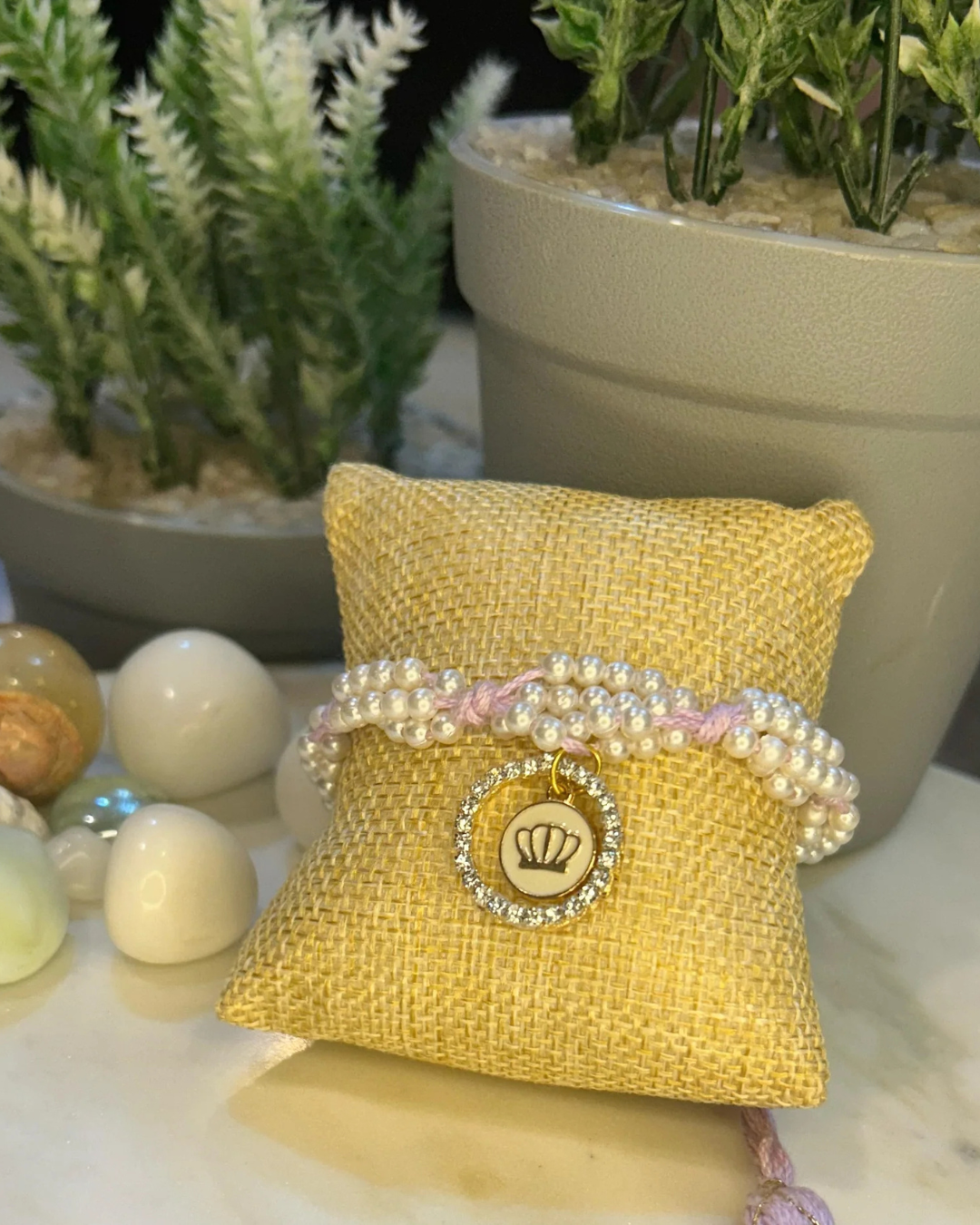 Crown Charm Bracelet