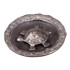 Silver Turtle Goodluck Bowl