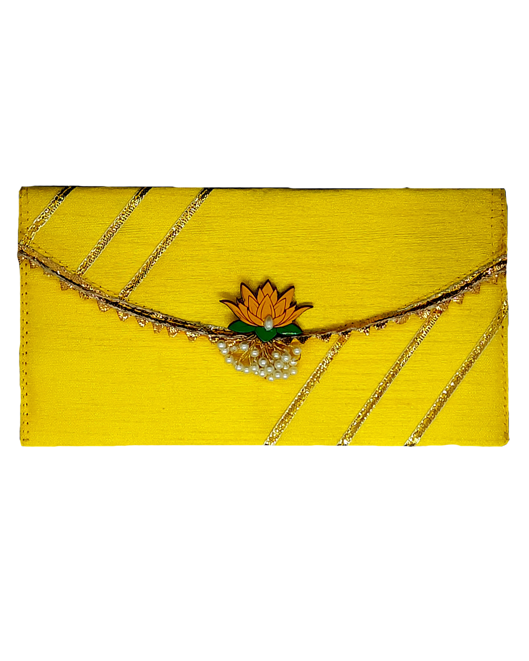 Vibrant Colour Envelopes with Lotus Charm