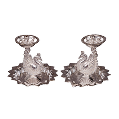 German Silver Diyas for Decorations