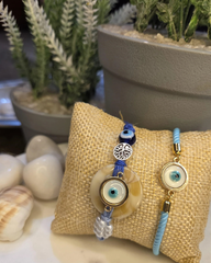 Bhaiyya Bhabhi Evil Eye with Tree of Life Rakhi Bracket