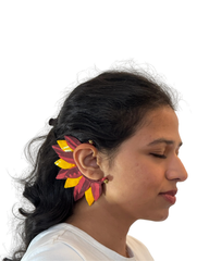 Fabric Earcuffs Earrings