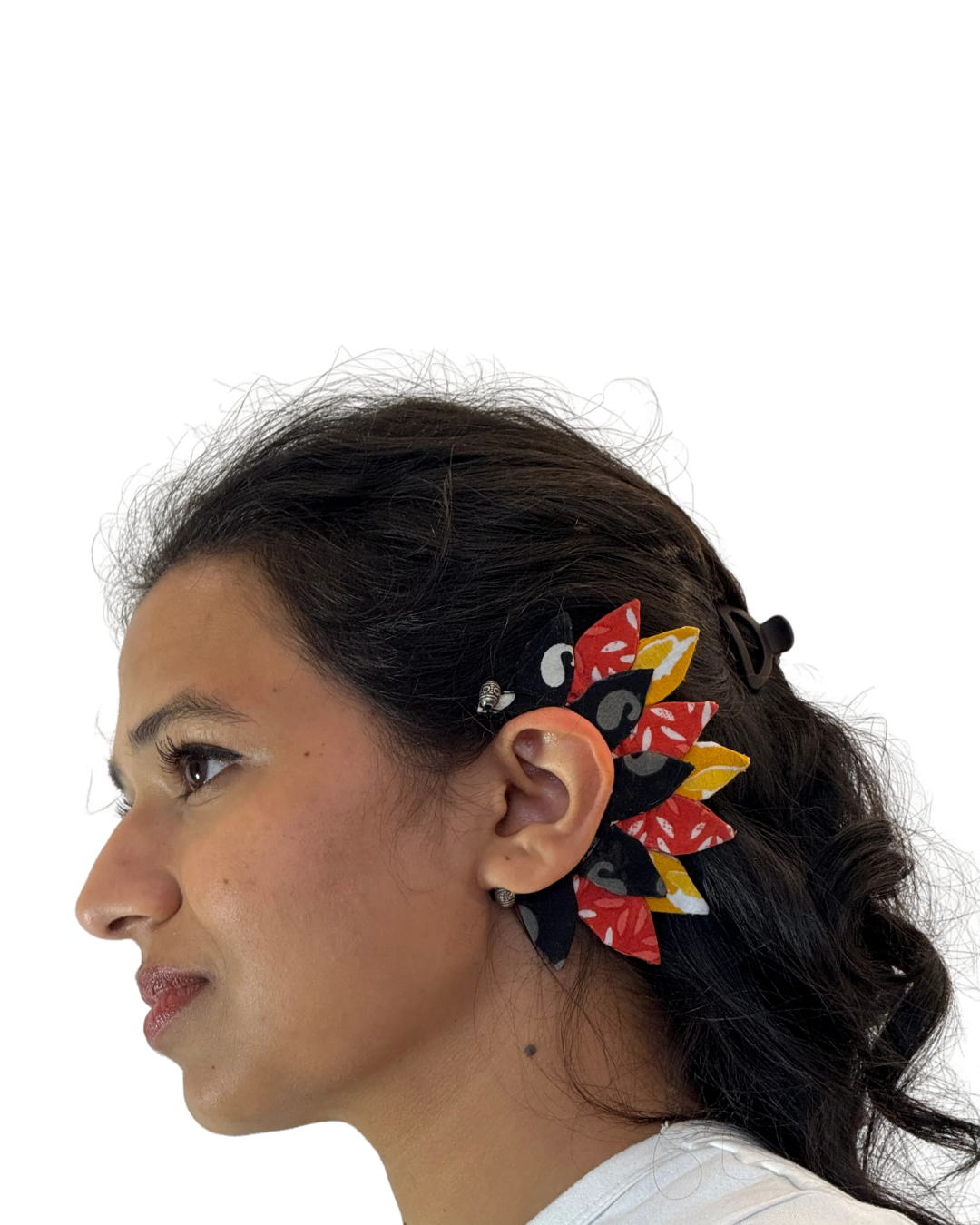 Fabric Earcuffs Earrings