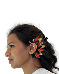 Fabric Earcuffs Earrings