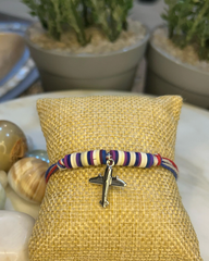 Airplane Charm Rakhi Bracelet