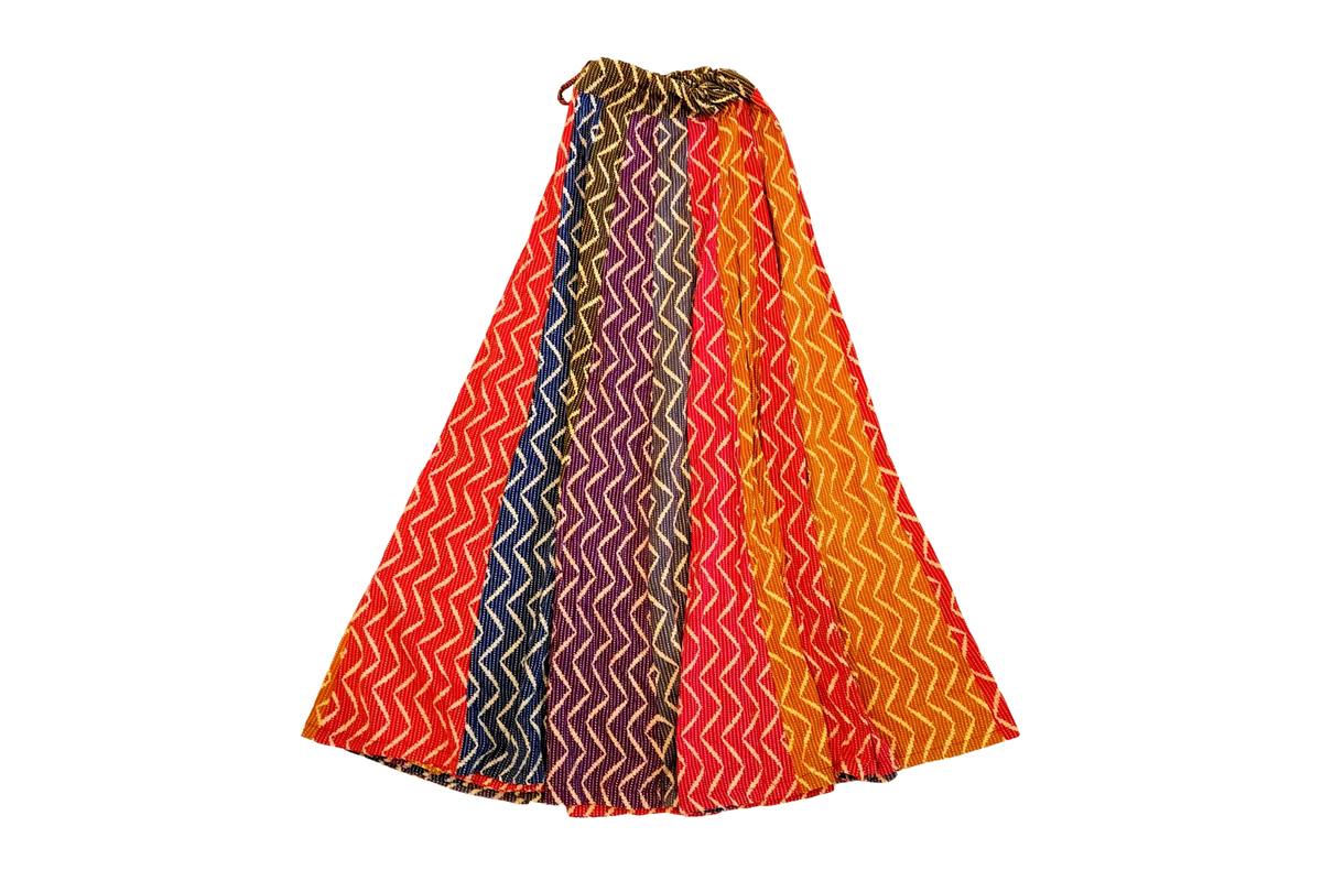 Ethnic Multicolor Ghagra with drawstings