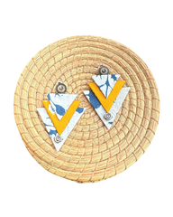 Triple Triangle Patterned Earrings