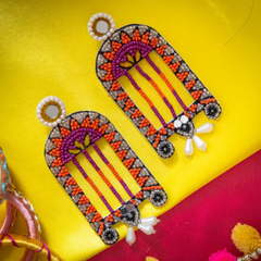 Sheesh Mahal Handmade Earrings