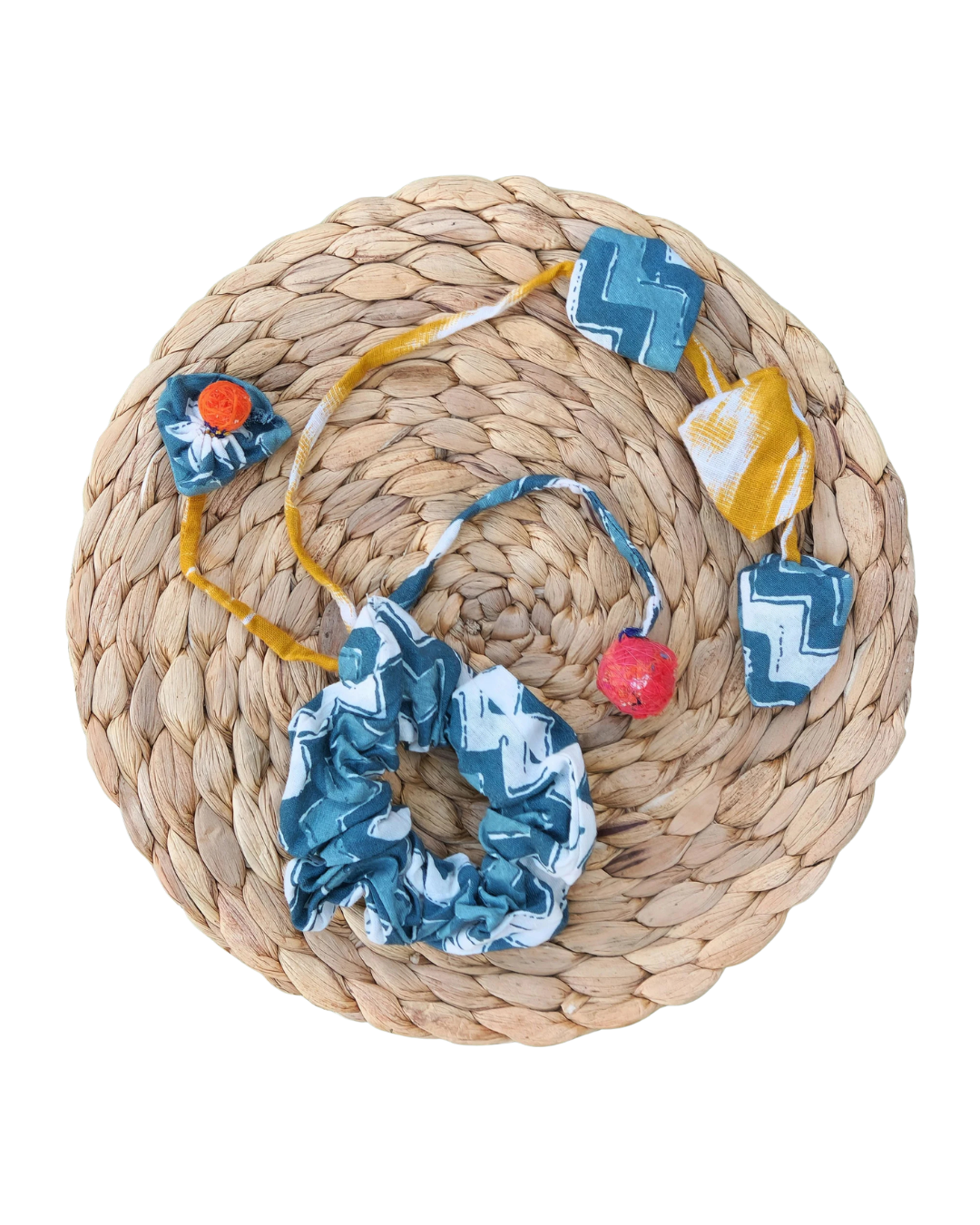 Handmade Fabric Scrunchie – Boho Style