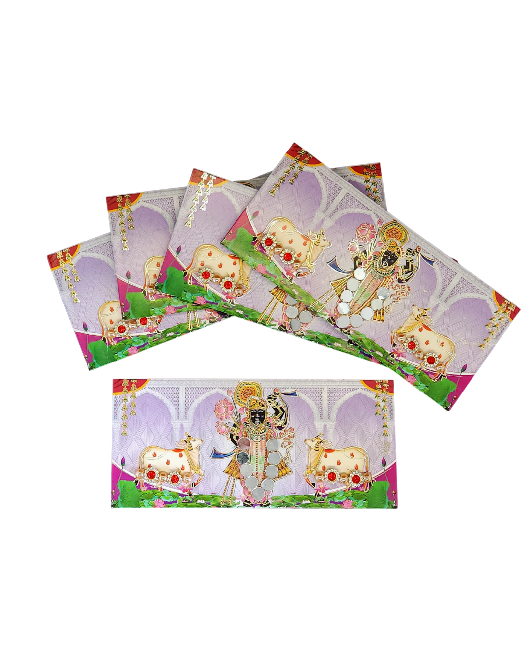 Premium Assorted Color Designs Money Holder Envelope - Hindu Diety