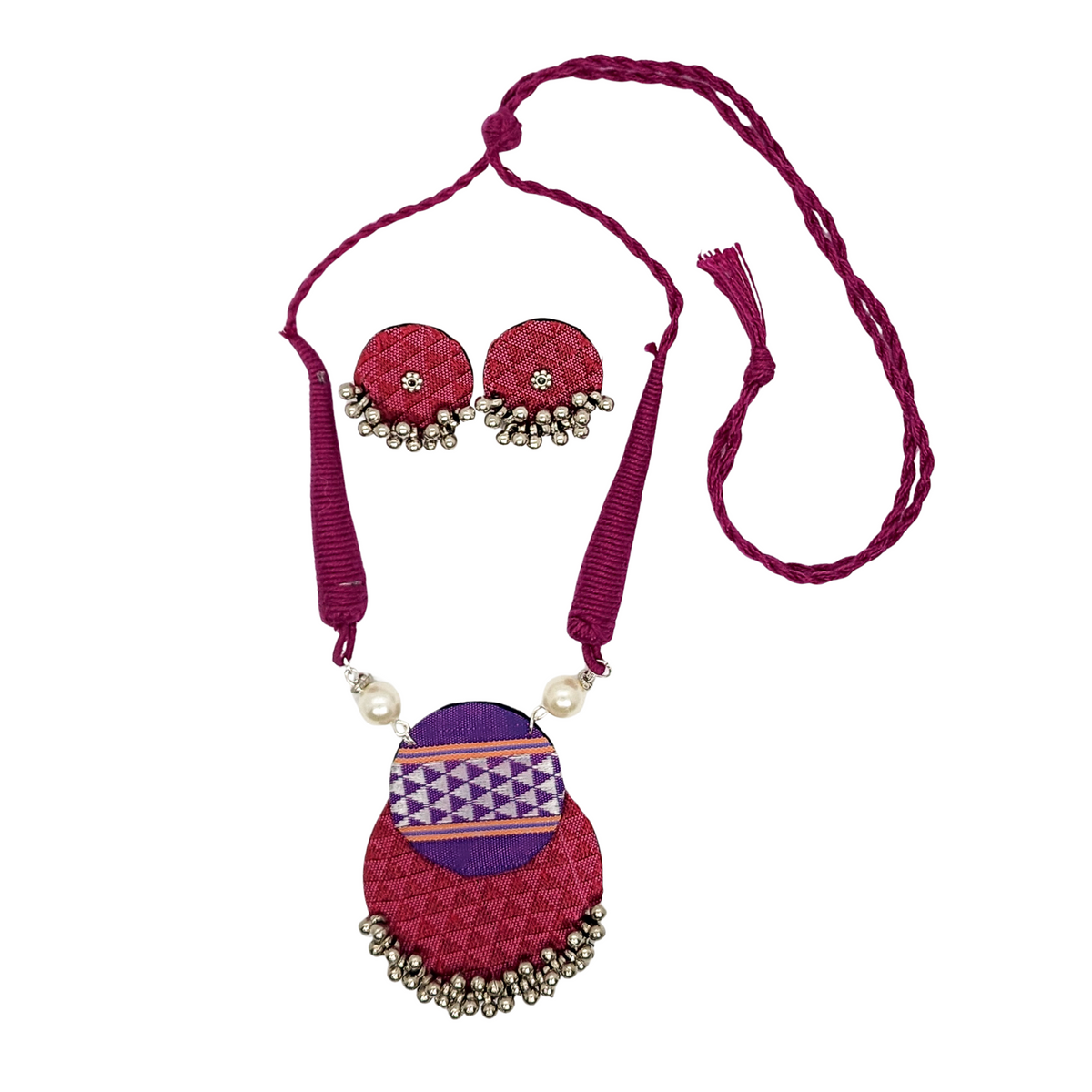 Classic Traditional Khun Necklace and Earring Set