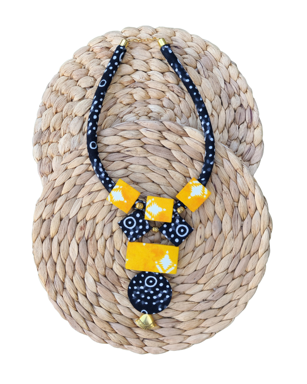 Vibrant Colourful Fabric Necklaces