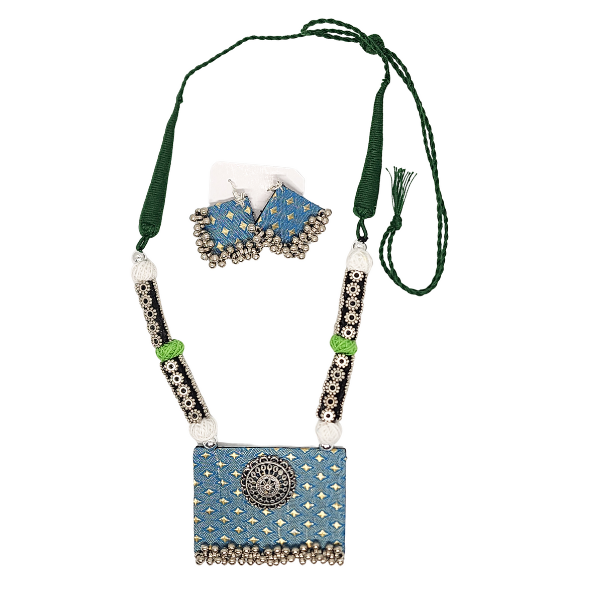 Conventional Necklace and Earring set square