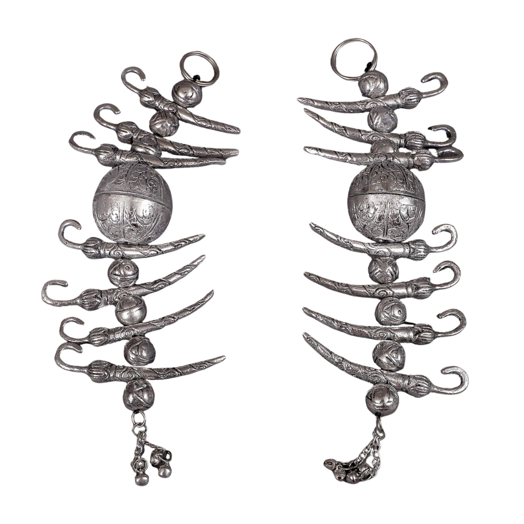 Embellished Lime & Chilli Hangings